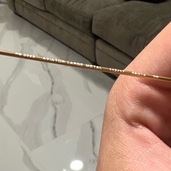 Ray-Ban Blue Flash Aviators, Gold frame - Picture 9 of 9